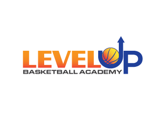 LEVEL UP BASKETBALL ACADEMY logo design by scriotx