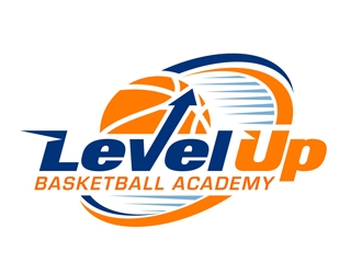 LEVEL UP BASKETBALL ACADEMY logo design by DreamLogoDesign