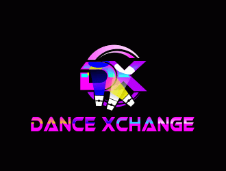 Dance Xchange logo design by giphone