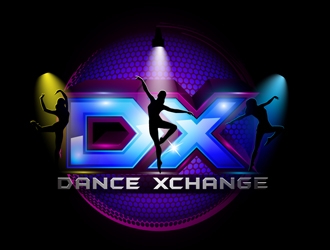Dance Xchange logo design by DreamLogoDesign