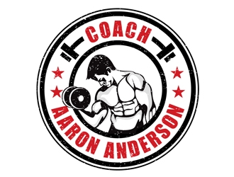 Coach Aaron Anderson logo design by DreamLogoDesign