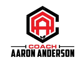 Coach Aaron Anderson logo design by logoguy