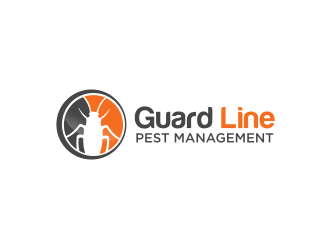 GuardLine pest management logo design by aflah