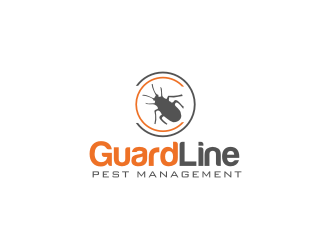 GuardLine pest management logo design by R-art
