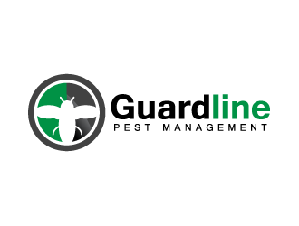 GuardLine pest management logo design by Patrik