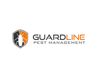 GuardLine pest management logo design by rdbentar