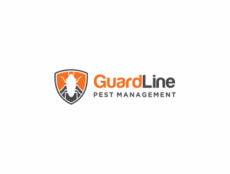 GuardLine pest management logo design by ammad
