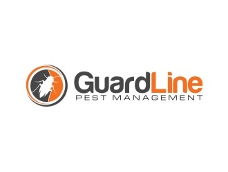 GuardLine pest management logo design by agil