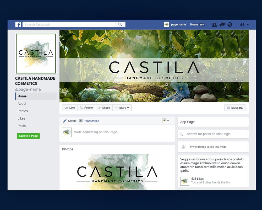 CASTILA HANDMADE COSMETICS logo design by MastersDesigns