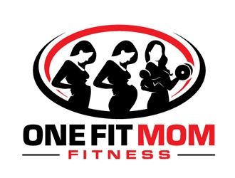 One Fit Mom Fitness logo design by logoguy