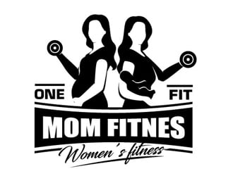 One Fit Mom Fitness logo design by logoguy