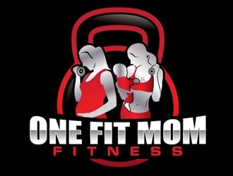 One Fit Mom Fitness logo design by logoguy