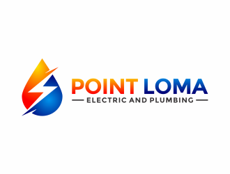 Point Loma Electric and Plumbing logo design by mutafailan