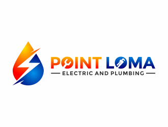 Point Loma Electric and Plumbing logo design by mutafailan