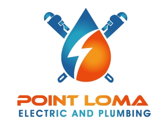 Point Loma Electric and Plumbing logo design by PMG