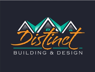 Distinct Building & Design logo design by MAXR
