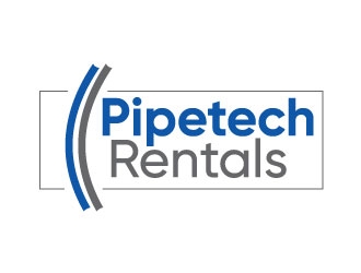 Pipetech Rentals logo design by Erasedink