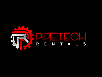 Pipetech Rentals logo design by schiena