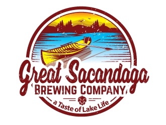 Great Sacandaga Brewing Company logo design by logopond