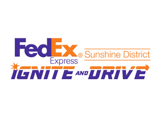 FedEx Express - Sunshine District - Ignite and Drive logo design by megalogos