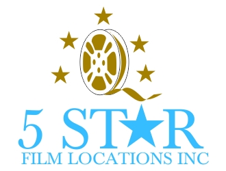 5 Star Film Locations Inc logo design by ElonStark