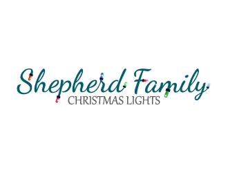 Shepherd Family Christmas Lights logo design by BaneVujkov