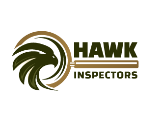 Hawk Inspectors logo design by schiena