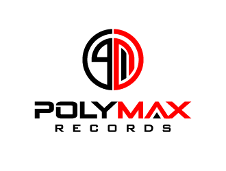 Poly Max Records logo design by PRN123