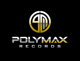 Poly Max Records logo design by PRN123