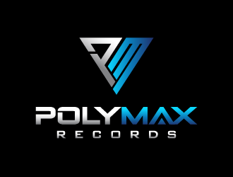 Poly Max Records logo design by PRN123