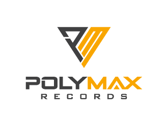 Poly Max Records logo design by PRN123