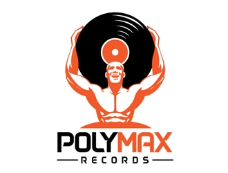 Poly Max Records logo design by logoguy
