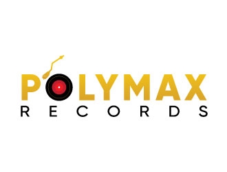Poly Max Records logo design by Erasedink
