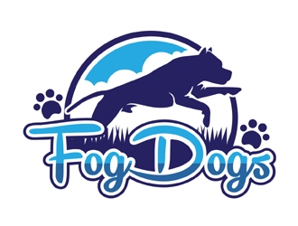 FogDogs logo design by MAXR