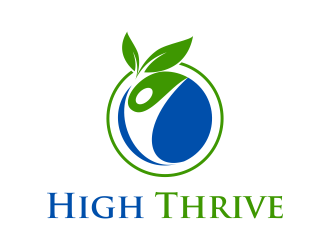 High Thrive logo design by cahyobragas