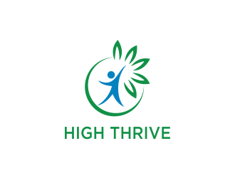 High Thrive logo design by cahyobragas
