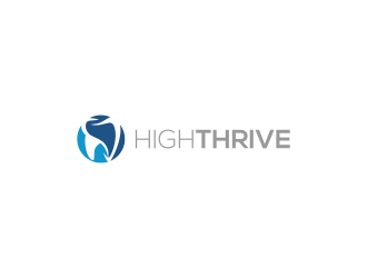 High Thrive logo design by ubai popi