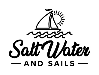Salt Water and Sails logo design by jaize