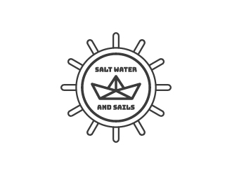 Salt Water and Sails logo design by BaneVujkov