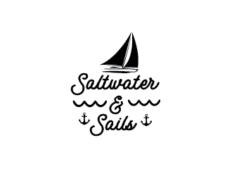 Salt Water and Sails logo design by Rachel