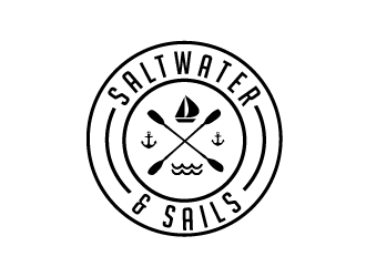 Salt Water and Sails logo design by Rachel