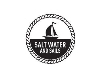 Salt Water and Sails logo design by logolady