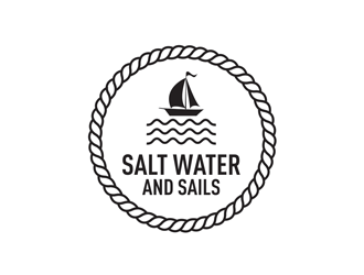 Salt Water and Sails logo design by logolady