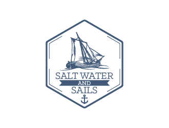 Salt Water and Sails logo design by reight