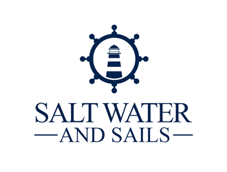 Salt Water and Sails logo design by kunejo