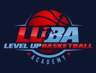 LEVEL UP BASKETBALL ACADEMY logo design by DreamLogoDesign