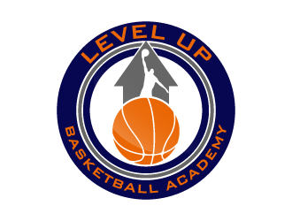 LEVEL UP BASKETBALL ACADEMY logo design by fastsev
