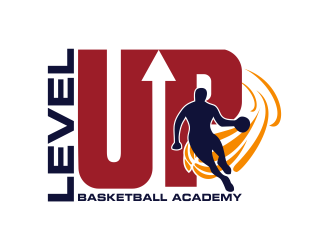 LEVEL UP BASKETBALL ACADEMY logo design by cahyobragas