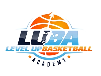LEVEL UP BASKETBALL ACADEMY logo design by DreamLogoDesign