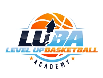 LEVEL UP BASKETBALL ACADEMY logo design by DreamLogoDesign